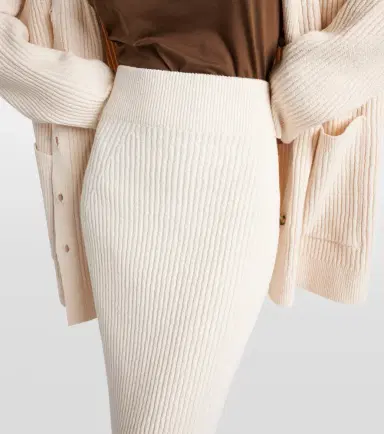 Toteme Cotton-blend bouclé maxi skirt | Thumbnail 4