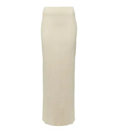 Toteme Cotton-blend bouclé maxi skirt | Thumbnail 1
