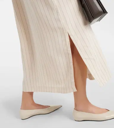 Toteme Pinstriped midi shirt dress | Thumbnail 5