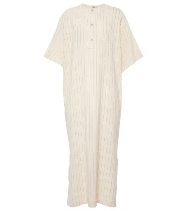 Toteme Pinstriped midi shirt dress