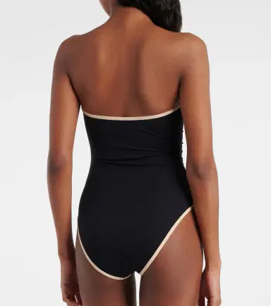 Toteme Strapless jersey swimsuit | Thumbnail 2