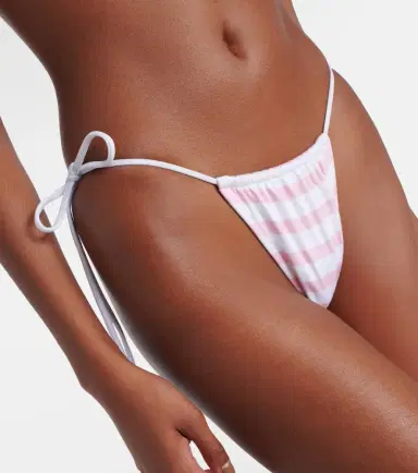 Bananhot Bell striped bikini bottoms | Thumbnail 4