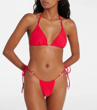 Bananhot Chain triangle bikini top | Thumbnail 4