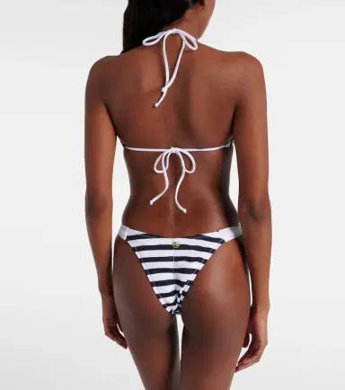 Bananhot Striped halterneck bikini top | Thumbnail 2