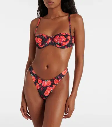 Bananhot Lenny floral bikini top | Thumbnail 4