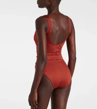 Karla Colletto Ruched swimsuit | Thumbnail 4