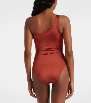Karla Colletto Ruched one-shoulder swimsuit | Thumbnail 3