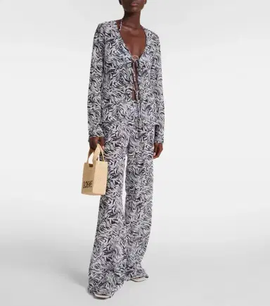 Bananhot Vanessa zebra-print beach cover-up | Thumbnail 4