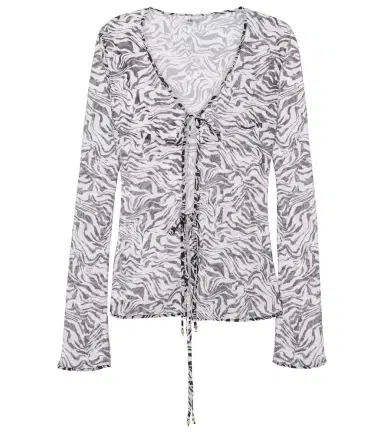 Bananhot Vanessa zebra-print beach cover-up | Thumbnail 1