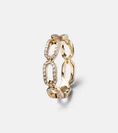 Bucherer Fine Jewellery Link 18kt gold ring with diamonds | Thumbnail 4