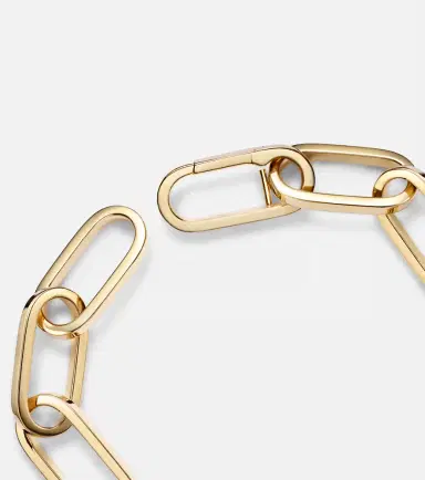 Bucherer Fine Jewellery Link 18kt gold bracelet with diamonds | Thumbnail 3