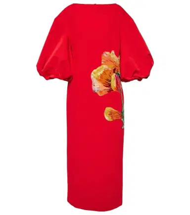 Safiyaa Amira embroidered floral midi dress | Thumbnail 1