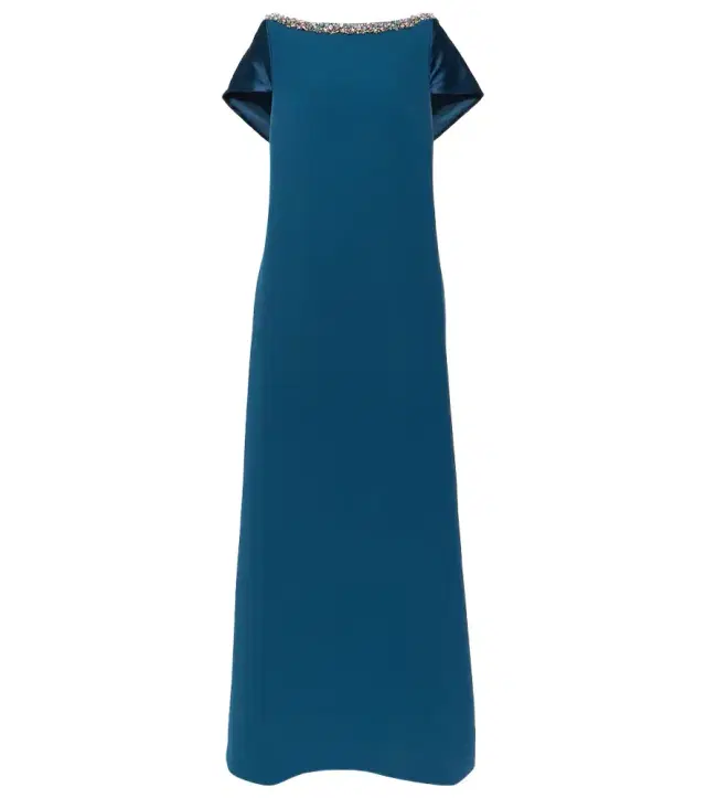 Safiyaa Sallie embellished crêpe gown