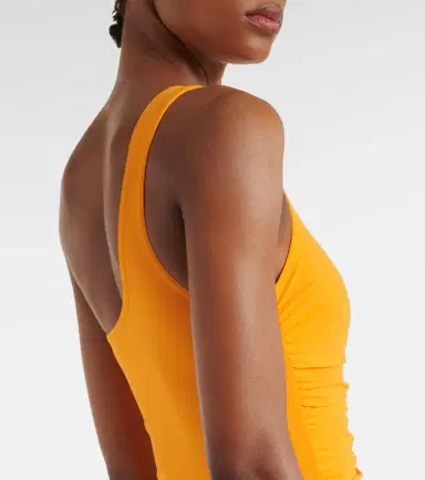 Karla Colletto Ruched one-shoulder swimsuit | Thumbnail 6