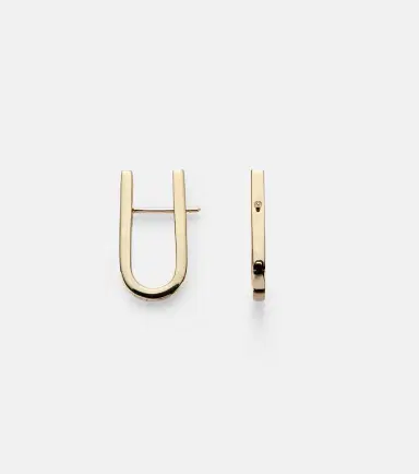 Bucherer Fine Jewellery Link 18kt gold earrings with diamonds | Thumbnail 2 Bucherer Fine Jewellery Link 18kt gold earrings with diamonds | Thumbnail 2