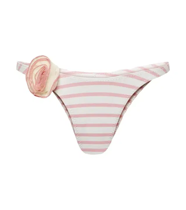 Same Rose 90s floral-appliqué bikini bottoms