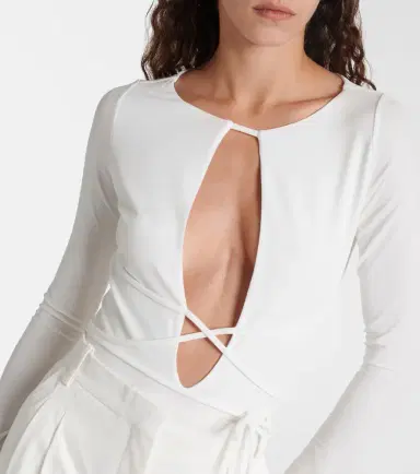 Tove Jennifer cutout crêpe jersey bodysuit | Thumbnail 2
