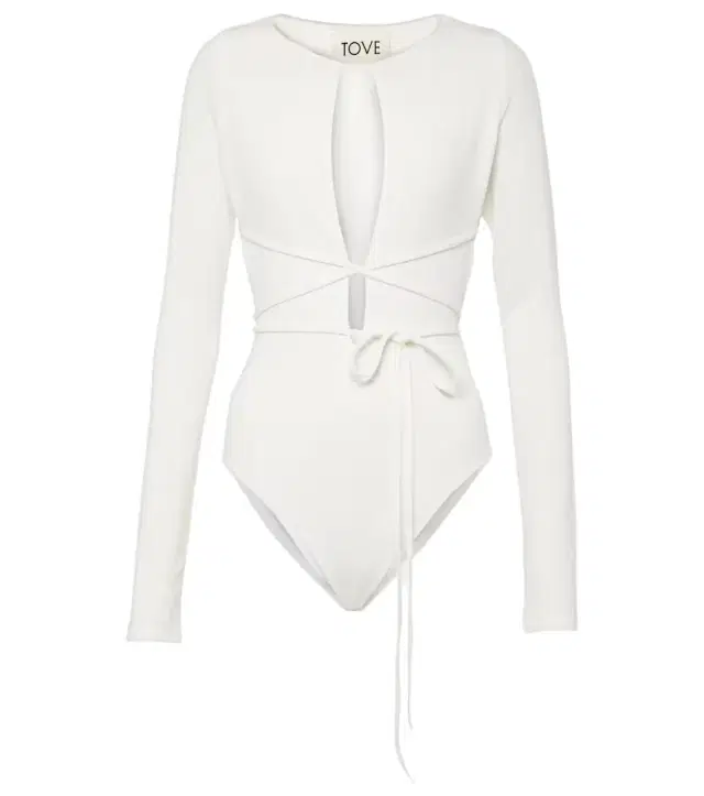 Tove Jennifer cutout crêpe jersey bodysuit