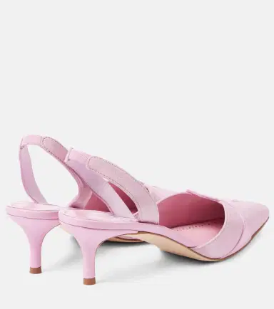 Manolo Blahnik Poligleto 50 suede slingback pumps | Thumbnail 2