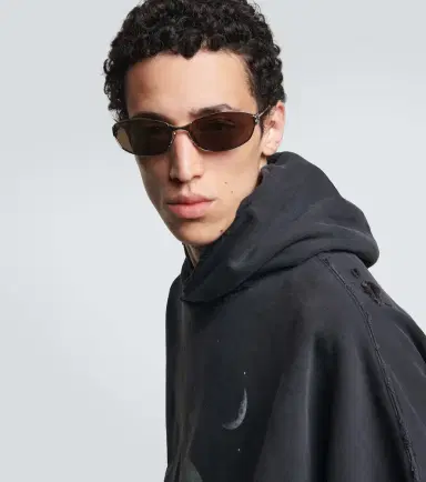 Balenciaga Mercury oval sunglasses | Thumbnail 4