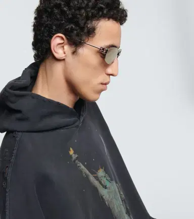 Balenciaga Mercury oval sunglasses | Thumbnail 5