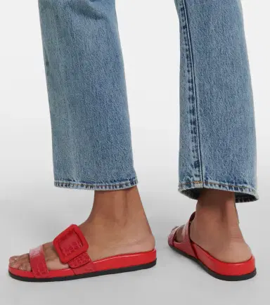 Manolo Blahnik Mayfu croc-effect leather sandals | Thumbnail 5 Manolo Blahnik Mayfu croc-effect leather sandals | Thumbnail 5