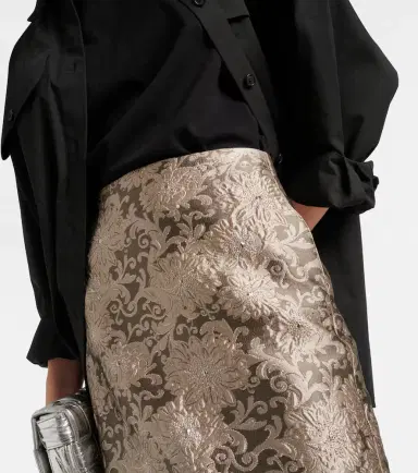 'S Max Mara Diletta jacquard midi skirt | Thumbnail 2