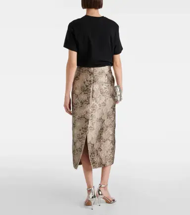 'S Max Mara Diletta jacquard midi skirt | Thumbnail 3
