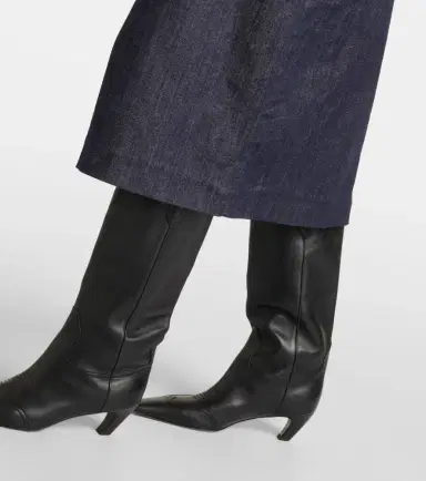 'S Max Mara Cotton-blend denim shift dress | Thumbnail 5 'S Max Mara Cotton-blend denim shift dress | Thumbnail 5