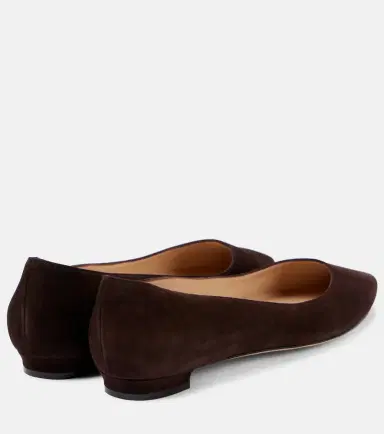 Manolo Blahnik Lanza BB suede ballet flats | Thumbnail 3