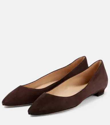 Manolo Blahnik Lanza BB suede ballet flats | Thumbnail 4