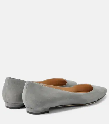 Manolo Blahnik Lanza BB suede ballet flats | Thumbnail 2