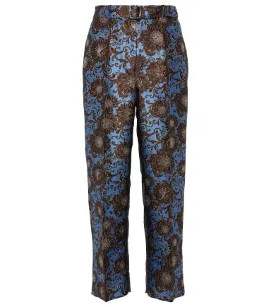 'S Max Mara Elio floral jacquard straight pants | Thumbnail 1
