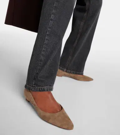 Manolo Blahnik Lanza BB suede ballet flats | Thumbnail 7