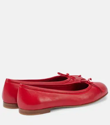 Manolo Blahnik Veralli Verona leather ballet flats | Thumbnail 3