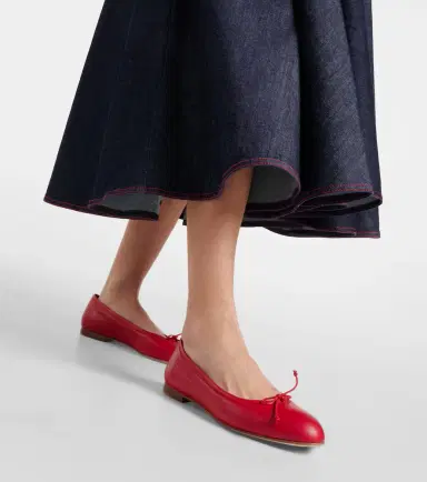 Manolo Blahnik Veralli Verona leather ballet flats | Thumbnail 6