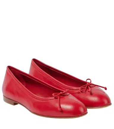 Manolo Blahnik Veralli Verona leather ballet flats | Thumbnail 1