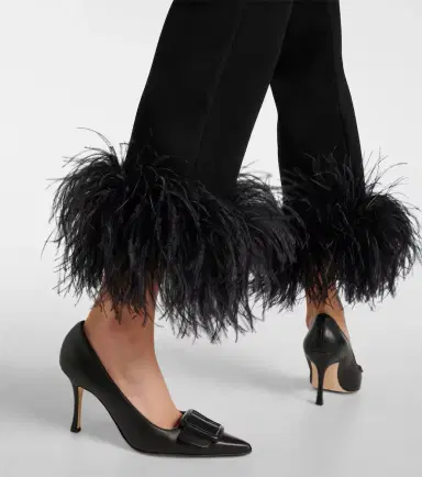 Manolo Blahnik Maysale leather pumps | Thumbnail 8