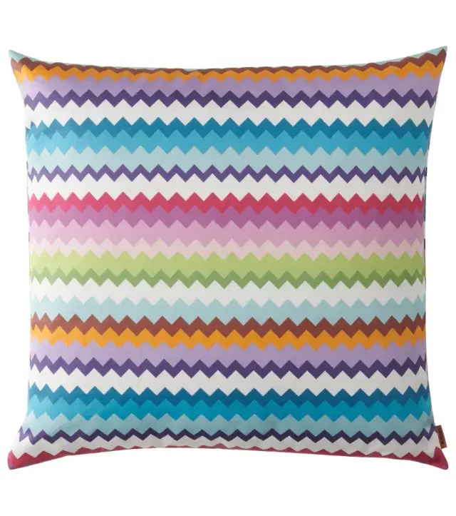 Missoni Riverbero Zigzag cotton cushion