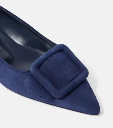 Manolo Blahnik Maysale suede ballet flats | Thumbnail 4 Manolo Blahnik Maysale suede ballet flats | Thumbnail 4