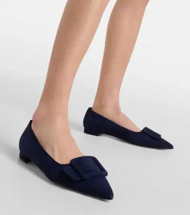 Manolo Blahnik Maysale suede ballet flats | Thumbnail 7 Manolo Blahnik Maysale suede ballet flats | Thumbnail 7