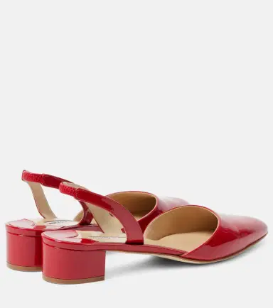 Manolo Blahnik Aspro 30 patent leather slingback pumps | Thumbnail 2