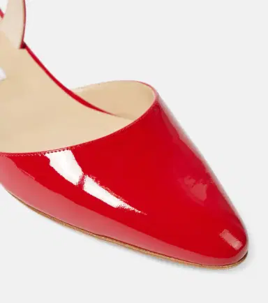 Manolo Blahnik Aspro 30 patent leather slingback pumps | Thumbnail 3