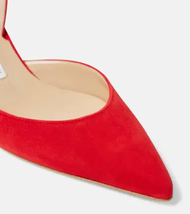 Manolo Blahnik Carolyne Gala Val suede slingback pumps | Thumbnail 4 Manolo Blahnik Carolyne Gala Val suede slingback pumps | Thumbnail 4