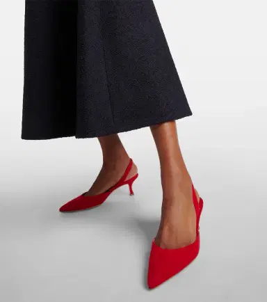 Manolo Blahnik Carolyne Gala Val suede slingback pumps | Thumbnail 7 Manolo Blahnik Carolyne Gala Val suede slingback pumps | Thumbnail 7