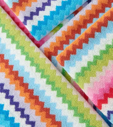 Missoni Riverbero set of 2 Zigzag cotton terry towels | Thumbnail 2