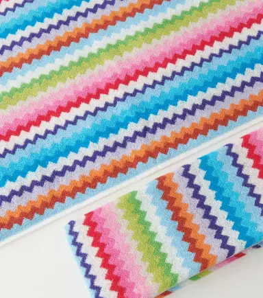 Missoni Riverbero set of 2 Zigzag cotton terry towels | Thumbnail 4
