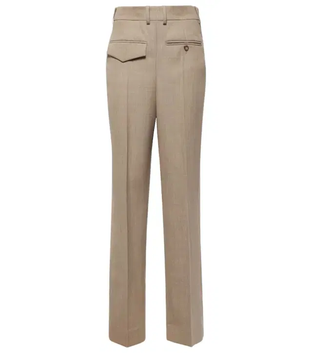 Victoria Beckham Virgin wool straight pants