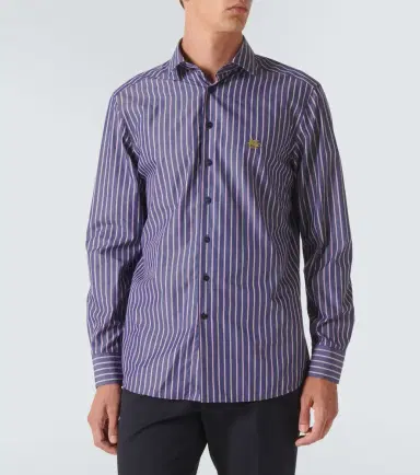 Etro Striped cotton shirt | Thumbnail 4