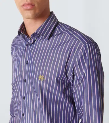 Etro Striped cotton shirt | Thumbnail 6
